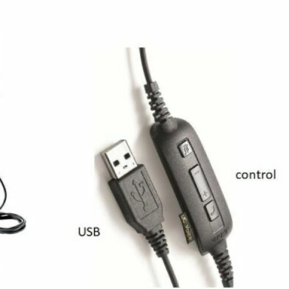 New Never Used Jabra UC Voice 150 Duo Corded Headband Headset Hands Free - Picture 14 of 14